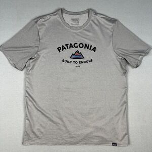 Patagonia Daily Capilene Baselayer T Shirt Mens XL Gray Gorpcore Outdoors Hiking